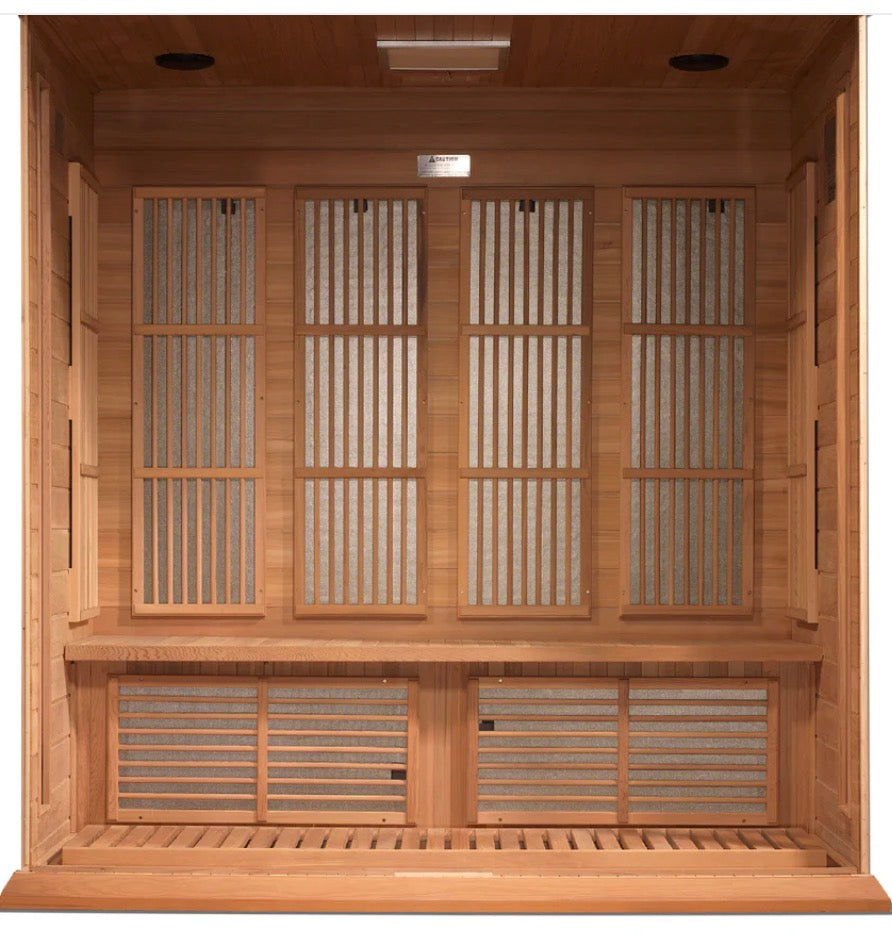 Maxxus 4-Person Near Zero EMF Sauna (MX-K406-01-ZF CED)