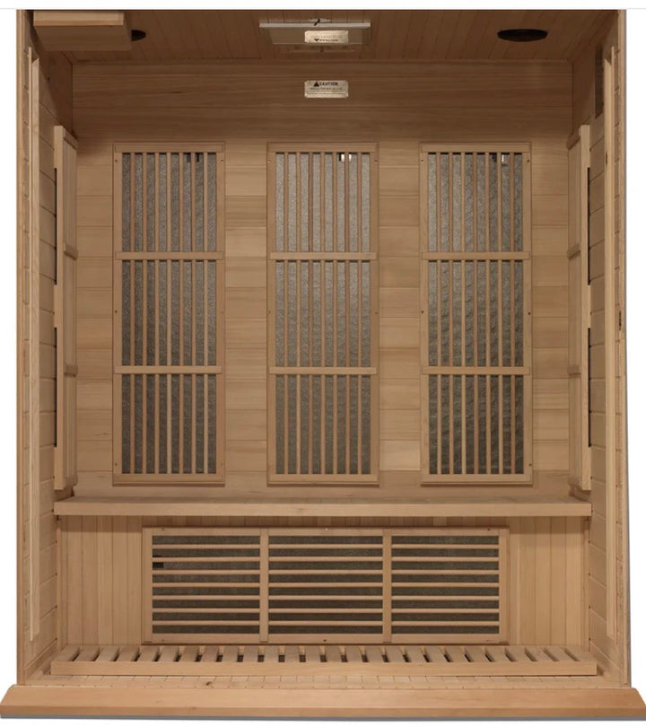 Maxxus 3-Person Near Zero EMF Sauna (MX-K306-01-ZF HEM)