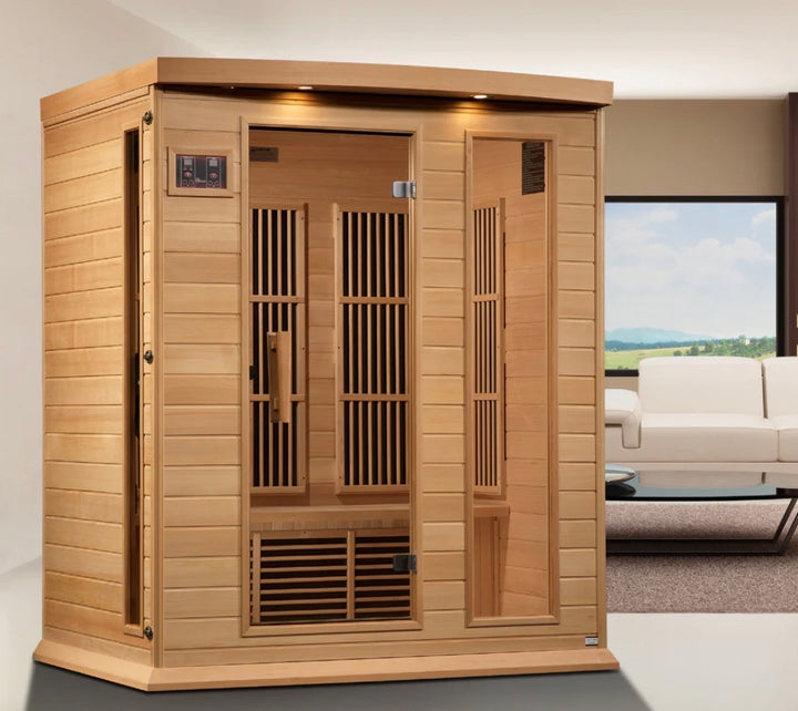 Maxxus 3-Person Near Zero EMF Sauna (MX-K306-01-ZF HEM)