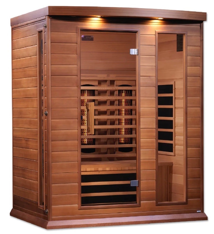 Maxxus 3-Person Full Spectrum Sauna – Cedar (MX-M306-01-FS CED)