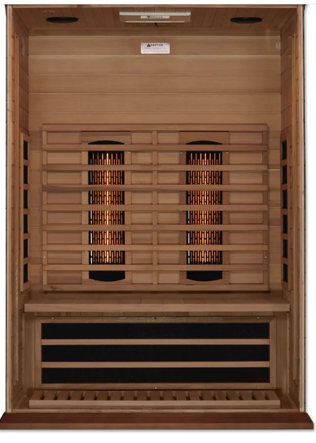 Maxxus 2-Person Full Spectrum Sauna – Cedar (MX-M206-01-FS CED)