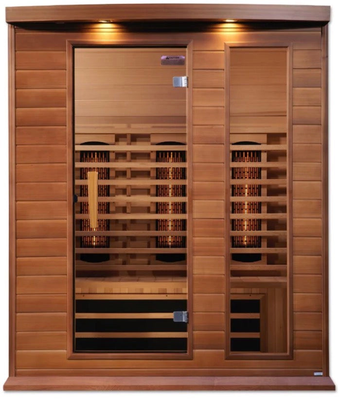 Maxxus 3-Person Full Spectrum Sauna – Cedar (MX-M306-01-FS CED)