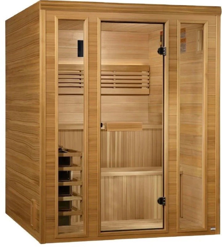 Golden Designs Engelberg Edition 6-Person Traditional Sauna | GDI-7060-01