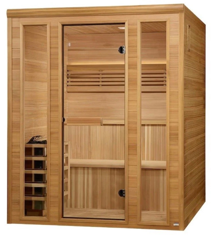 Golden Designs Engelberg Edition 6-Person Traditional Sauna | GDI-7060-01