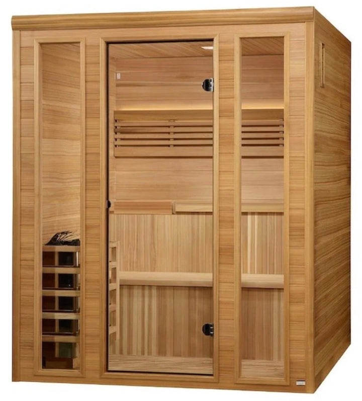 Golden Designs Engelberg Edition 6-Person Traditional Sauna | GDI-7060-01