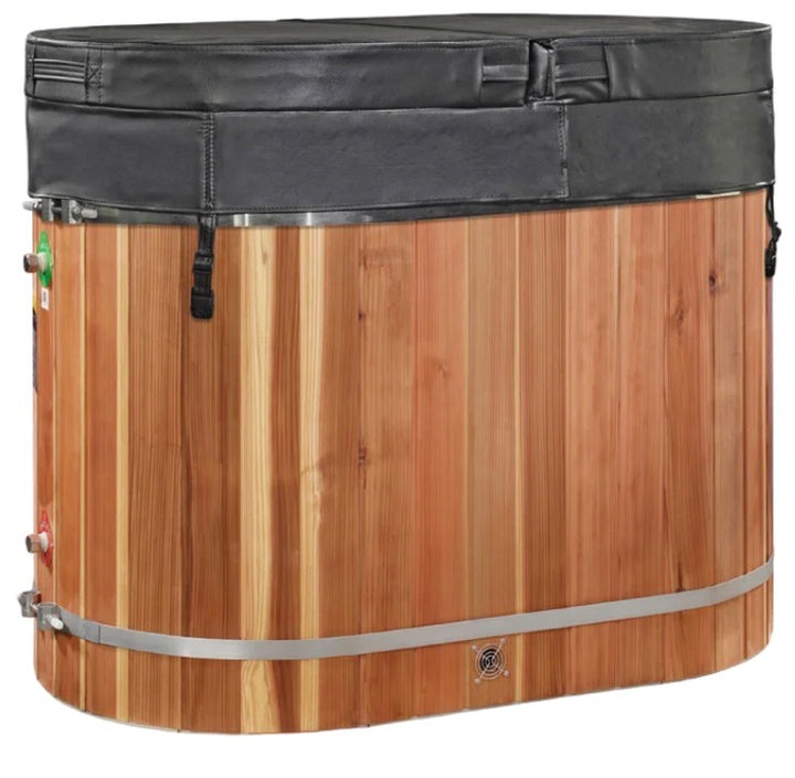 Dynamic Cold Therapy Pacific Cedar Oval Barrel Cold Plunge