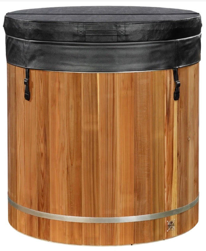 Dynamic Cold Therapy Cedar Barrel Cold Plunge with PVC Interior