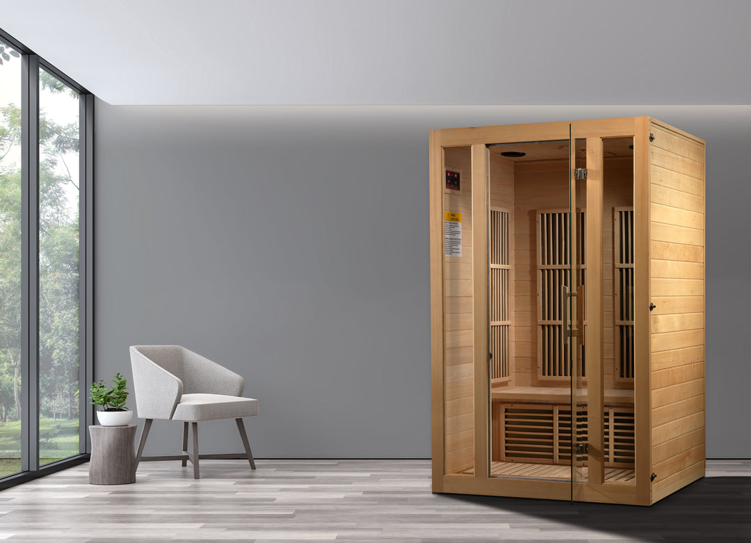 Maxxus 2-Person Low EMF FAR Infrared Sauna  (MX-J206-01)
